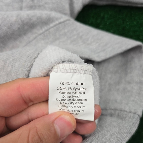 Oxford University Sweatshirt Mens Small Gray Pullover Embroidered Varsity Preppy - Picture 6 of 8